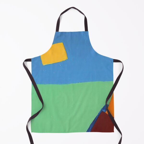 Item preview, Original Paintings by Etel Adnan, Etel Adnan Color Landscape Art designed and sold by OilArtLittle.