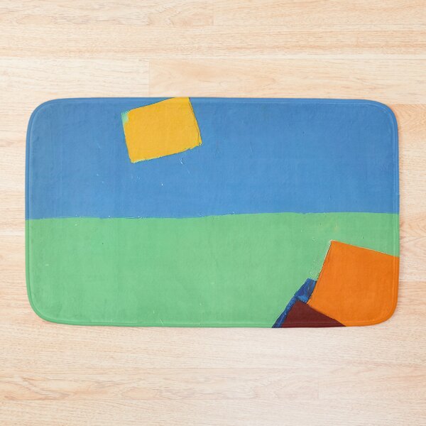 Item preview, Original Paintings by Etel Adnan, Etel Adnan Color Landscape Art designed and sold by OilArtLittle.