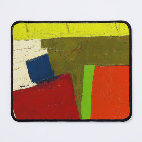 Item preview, Original Paintings by Etel Adnan, Etel Adnan Color Landscape Art designed and sold by OilArtLittle.