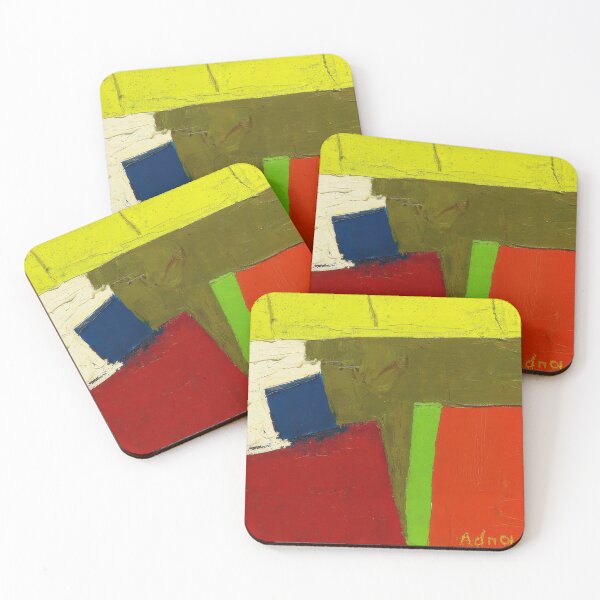 Item preview, Original Paintings by Etel Adnan, Etel Adnan Color Landscape Art designed and sold by OilArtLittle.