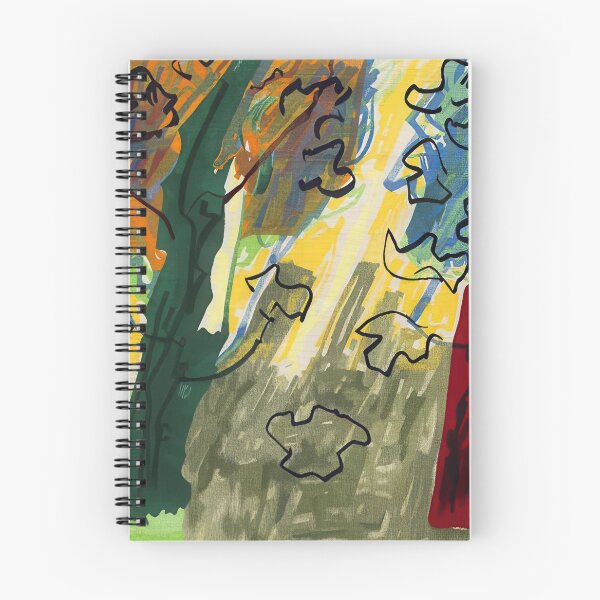 Item preview, Original Paintings by Etel Adnan, Etel Adnan Color Landscape Art designed and sold by OilArtLittle.