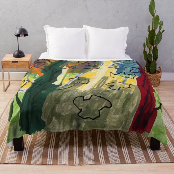 Item preview, Original Paintings by Etel Adnan, Etel Adnan Color Landscape Art designed and sold by OilArtLittle.