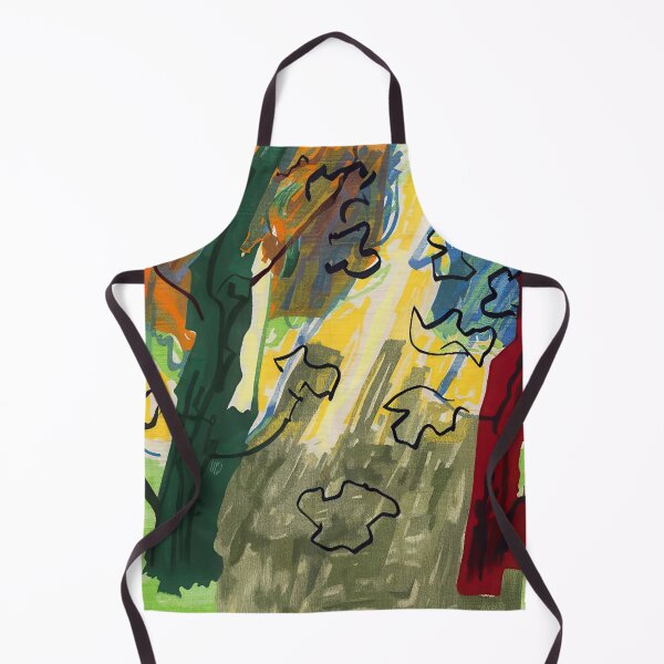 Item preview, Original Paintings by Etel Adnan, Etel Adnan Color Landscape Art designed and sold by OilArtLittle.