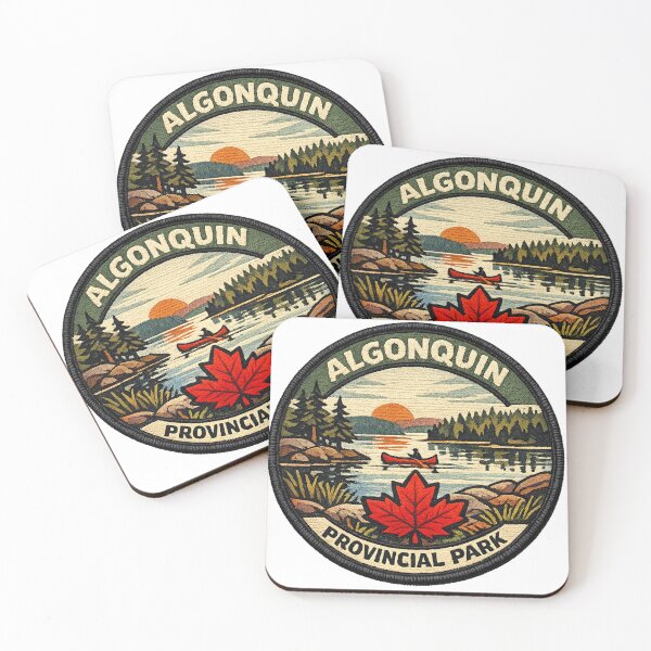 Item preview, Algonquin Provincial Park Patch Badge designed and sold by CompassLake.