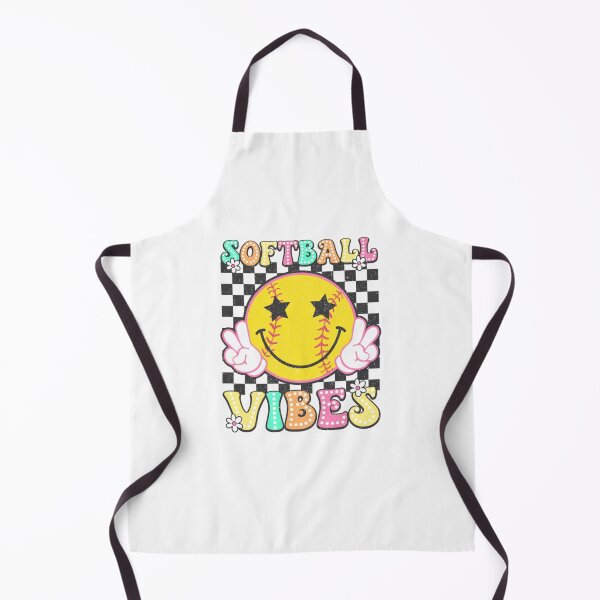 Item preview, Softball Vibes Softball Retro Groovy designed and sold by krystalRomanart.