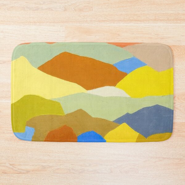 Item preview, Original Paintings by Etel Adnan, Etel Adnan Color Landscape Art designed and sold by OilArtLittle.
