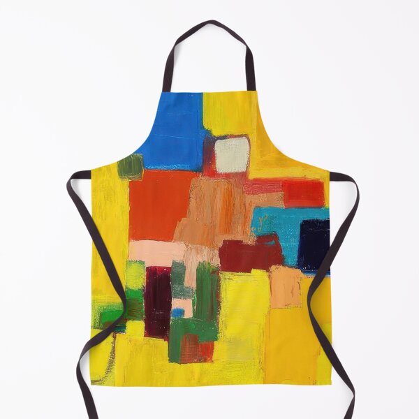 Item preview, Original Paintings by Etel Adnan, Etel Adnan Color Landscape Art designed and sold by OilArtLittle.