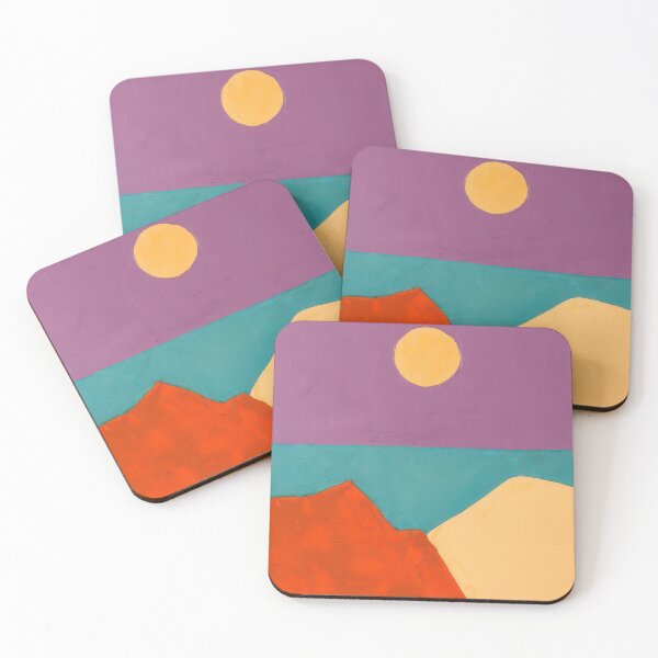 Item preview, Original Paintings by Etel Adnan, Etel Adnan Color Landscape Art designed and sold by OilArtLittle.