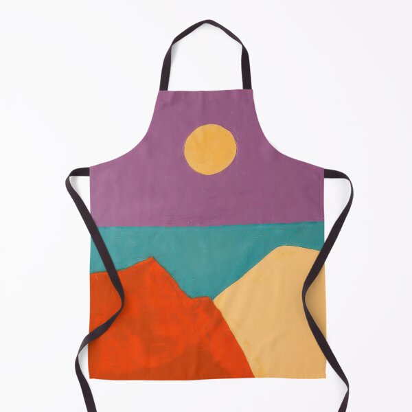 Item preview, Original Paintings by Etel Adnan, Etel Adnan Color Landscape Art designed and sold by OilArtLittle.