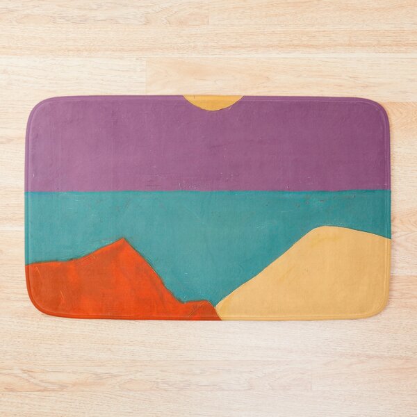 Item preview, Original Paintings by Etel Adnan, Etel Adnan Color Landscape Art designed and sold by OilArtLittle.