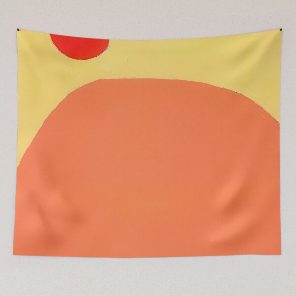 Item preview, Original Paintings by Etel Adnan, Etel Adnan Color Landscape Art designed and sold by OilArtLittle.