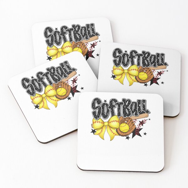 Item preview, Softball Coquette Bow designed and sold by krystalRomanart.