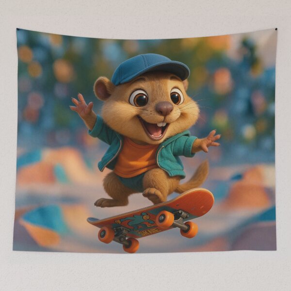 Item preview, Skater Prairie Dog designed and sold by Sillytoe.