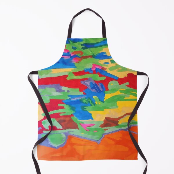 Item preview, Original Paintings by Etel Adnan, Etel Adnan Color Landscape Art designed and sold by OilArtLittle.