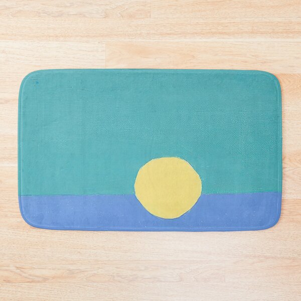 Item preview, Original Paintings by Etel Adnan, Etel Adnan Color Landscape Art designed and sold by OilArtLittle.