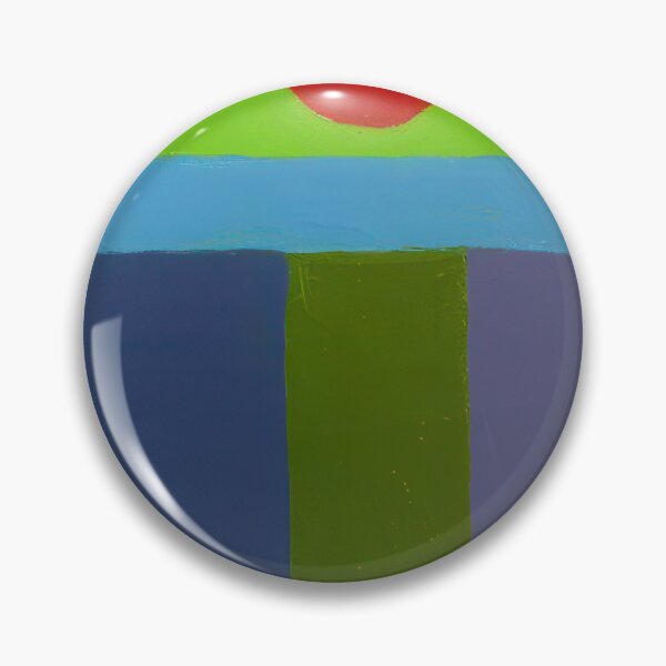 Item preview, Original Paintings by Etel Adnan, Etel Adnan Color Landscape Art designed and sold by OilArtLittle.