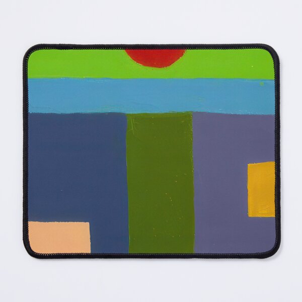 Item preview, Original Paintings by Etel Adnan, Etel Adnan Color Landscape Art designed and sold by OilArtLittle.
