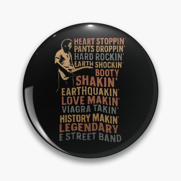 Item preview, Heart Stoppin Pants Droppin Hard Rockin Bruce Springsteen E Street Band Concert Tour Rock Band Tee Classic Rock N Roll 80S designed and sold by WingedGiraffes.