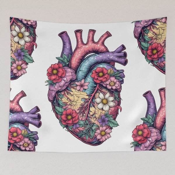 Item preview, Anatomy of a Herbalist – Botanical Human Heart designed and sold by owi-art.