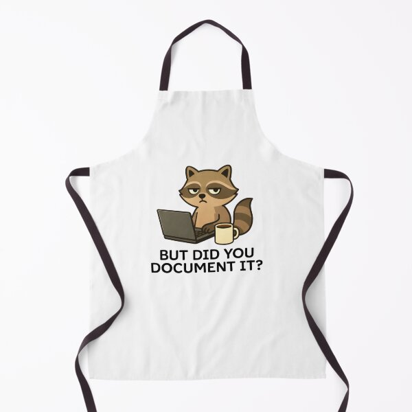 Item preview, But Did You Document It Funny Raccoon Office Humor designed and sold by krystalRomanart.