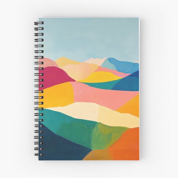 Item preview, Original Paintings by Etel Adnan, Etel Adnan Color Landscape Art designed and sold by OilArtLittle.