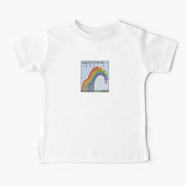 Somewhere over the giraffes Baby T-Shirt