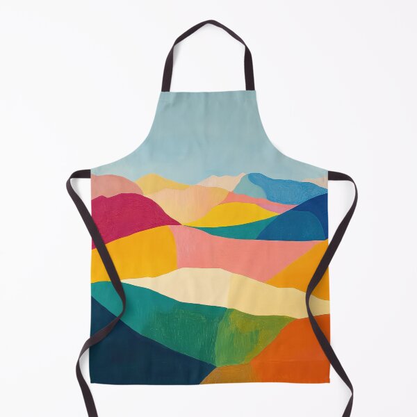 Item preview, Original Paintings by Etel Adnan, Etel Adnan Color Landscape Art designed and sold by OilArtLittle.