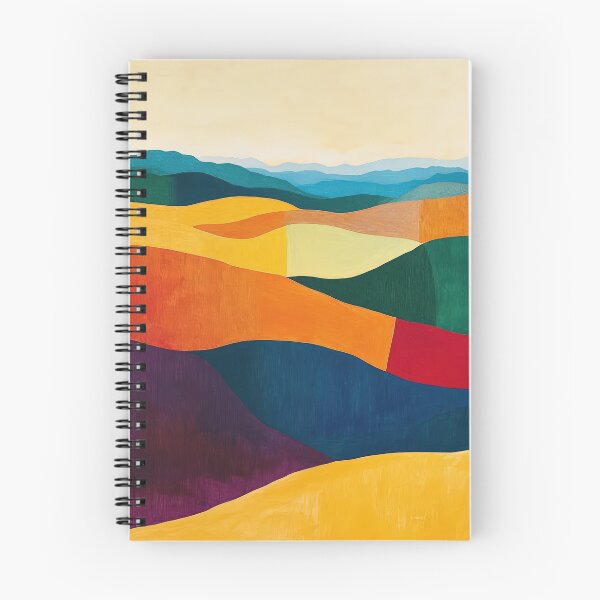 Item preview, Original Paintings by Etel Adnan, Etel Adnan Color Landscape Art designed and sold by OilArtLittle.