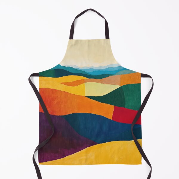 Item preview, Original Paintings by Etel Adnan, Etel Adnan Color Landscape Art designed and sold by OilArtLittle.