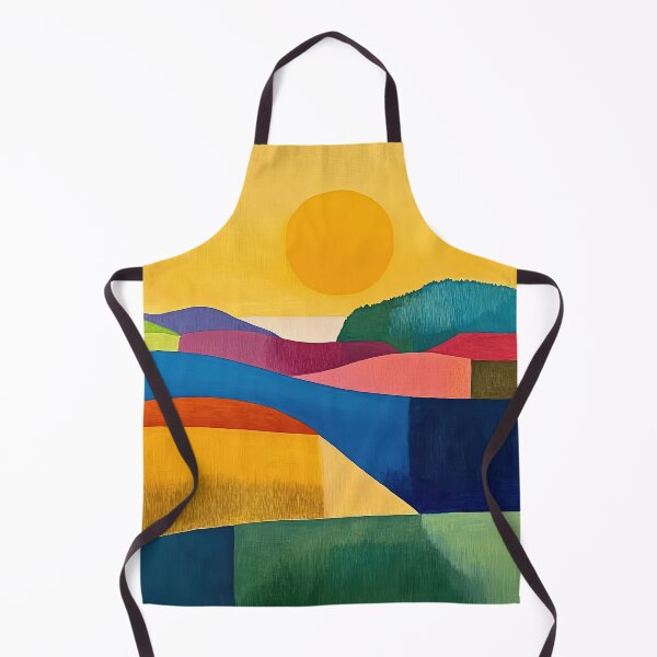 Item preview, Original Paintings by Etel Adnan, Etel Adnan Color Landscape Art designed and sold by OilArtLittle.