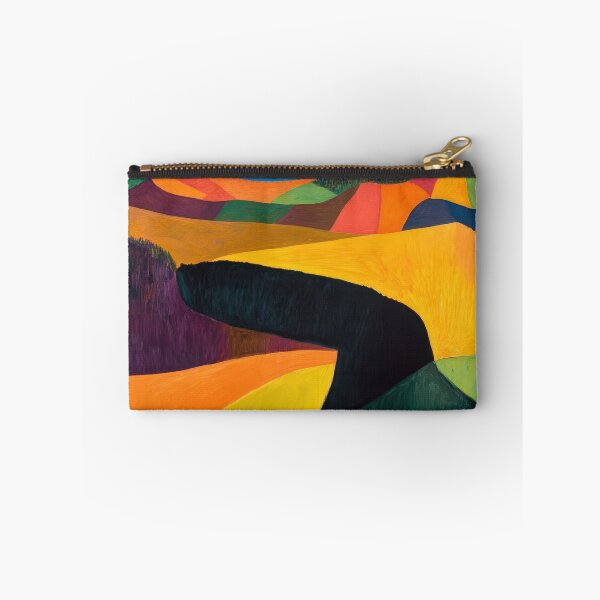 Item preview, Original Paintings by Etel Adnan, Etel Adnan Color Landscape Art designed and sold by OilArtLittle.
