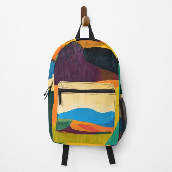 Item preview, Original Paintings by Etel Adnan, Etel Adnan Color Landscape Art designed and sold by OilArtLittle.