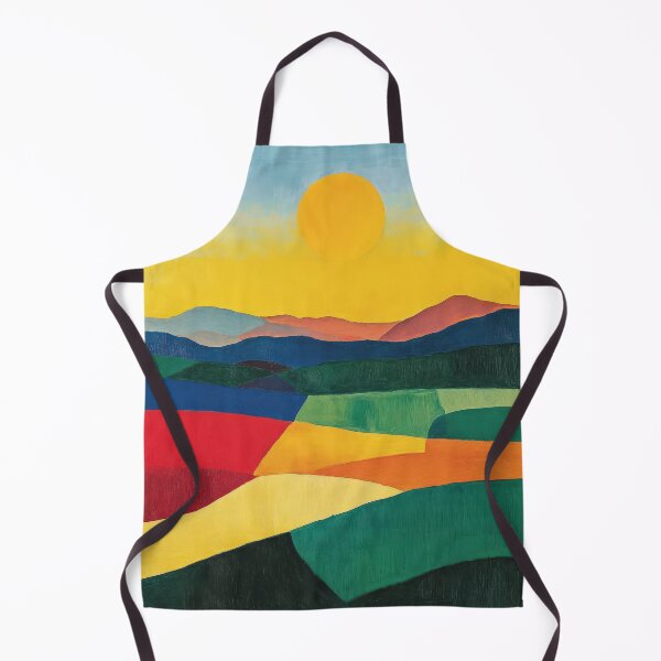 Item preview, Original Paintings by Etel Adnan, Etel Adnan Color Landscape Art designed and sold by OilArtLittle.