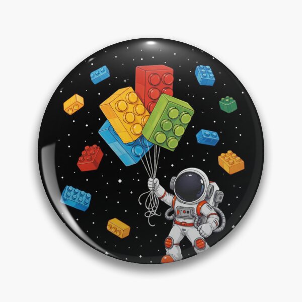 Item preview, Space Astronaut Master Builder designed and sold by krystalRomanart.