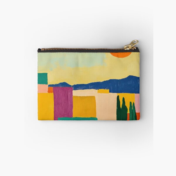 Item preview, Original Paintings by Etel Adnan, Etel Adnan Color Landscape Art designed and sold by OilArtLittle.