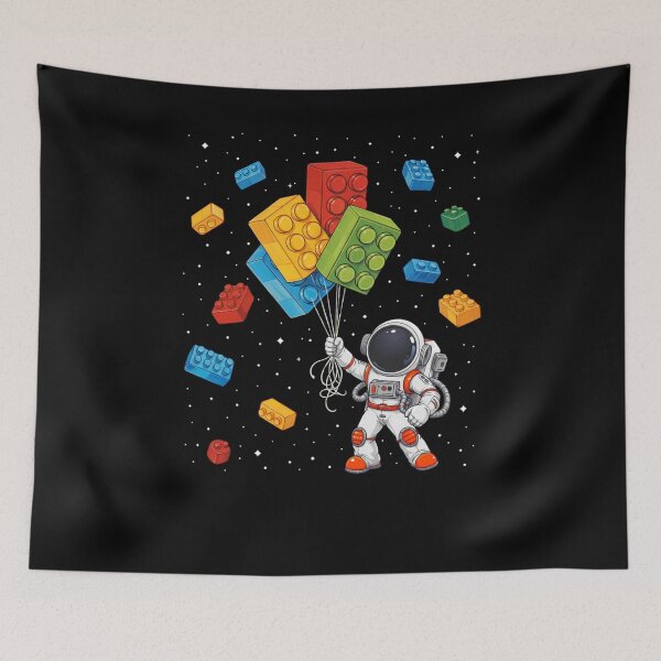 Item preview, Space Astronaut Master Builder designed and sold by krystalRomanart.
