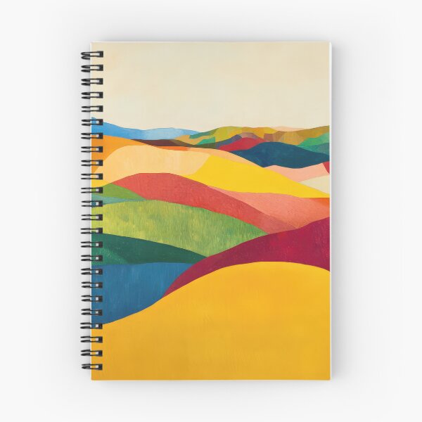 Item preview, Original Paintings by Etel Adnan, Etel Adnan Color Landscape Art designed and sold by OilArtLittle.