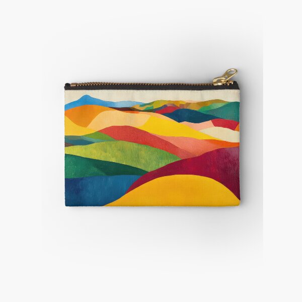 Item preview, Original Paintings by Etel Adnan, Etel Adnan Color Landscape Art designed and sold by OilArtLittle.