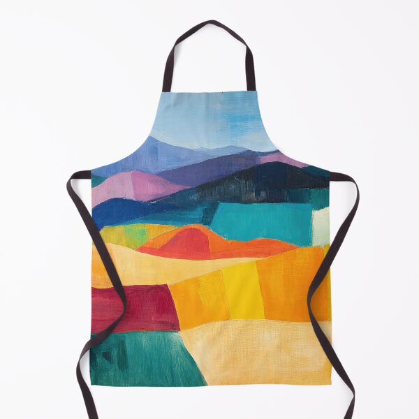 Item preview, Original Paintings by Etel Adnan, Etel Adnan Color Landscape Art designed and sold by OilArtLittle.