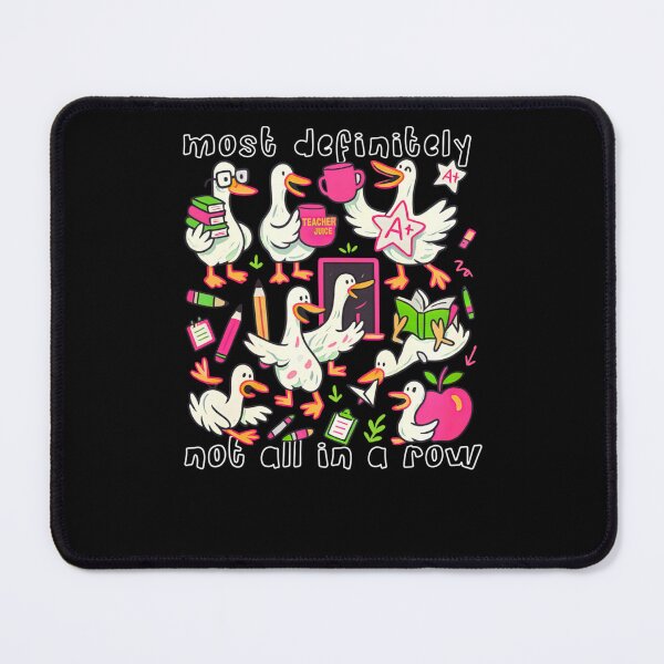 Item preview, Most Definitely Not All In A Row Funny Silly Goose Teacher designed and sold by krystalRomanart.