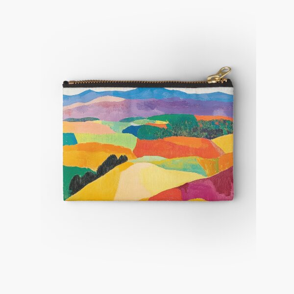 Item preview, Original Paintings by Etel Adnan, Etel Adnan Color Landscape Art designed and sold by OilArtLittle.