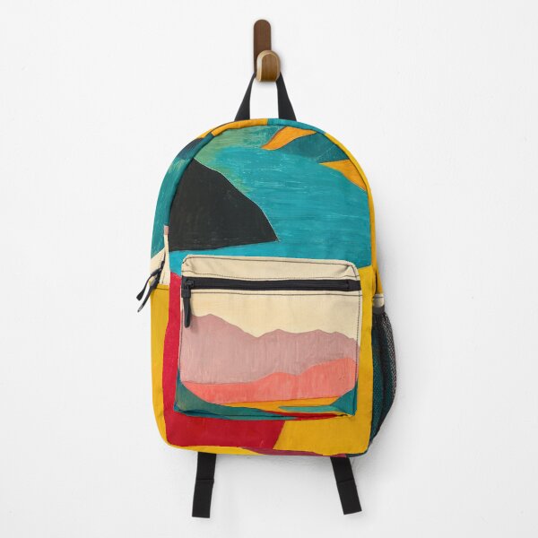 Item preview, Original Paintings by Etel Adnan, Etel Adnan Color Landscape Art designed and sold by OilArtLittle.