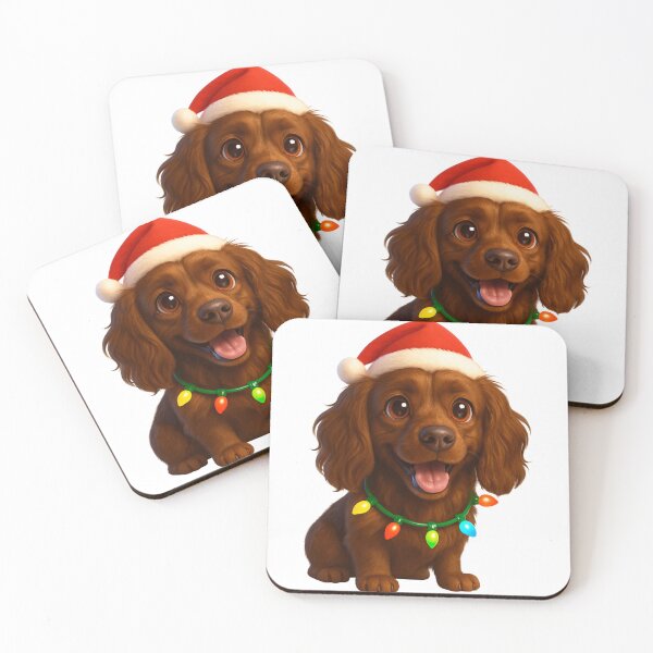 Item preview, Christmas Field Spaniel designed and sold by Sillytoe.
