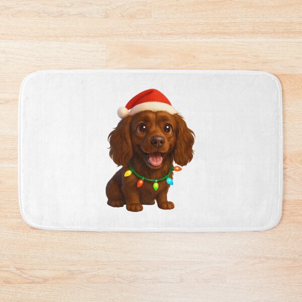 Item preview, Christmas Field Spaniel designed and sold by Sillytoe.