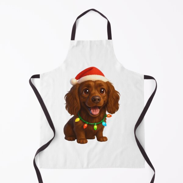 Item preview, Christmas Field Spaniel designed and sold by Sillytoe.