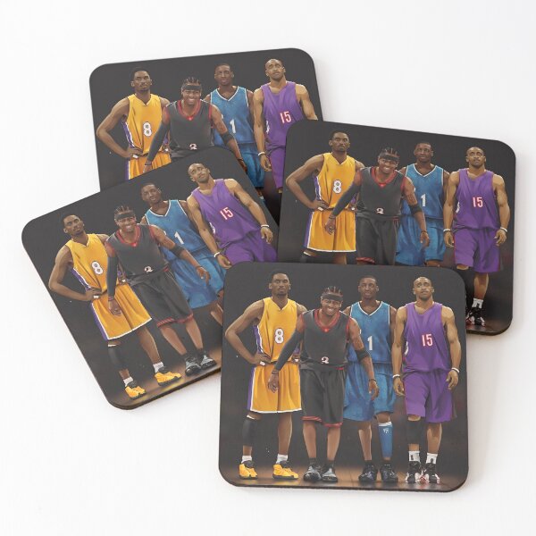 Item preview, 	2000s Basketball legends Hall of fame Vince Carter Kobe bryant allen Iverson tracy McGrady Lebron James Luka Doncic Michael Jordan Durant designed and sold by purplehaze8915.