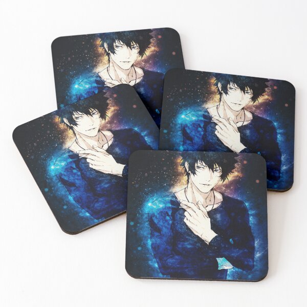Item preview, Shinya Kogami Psycho Pass Blue Noir Intense Portrait designed and sold by mildaclairmo.