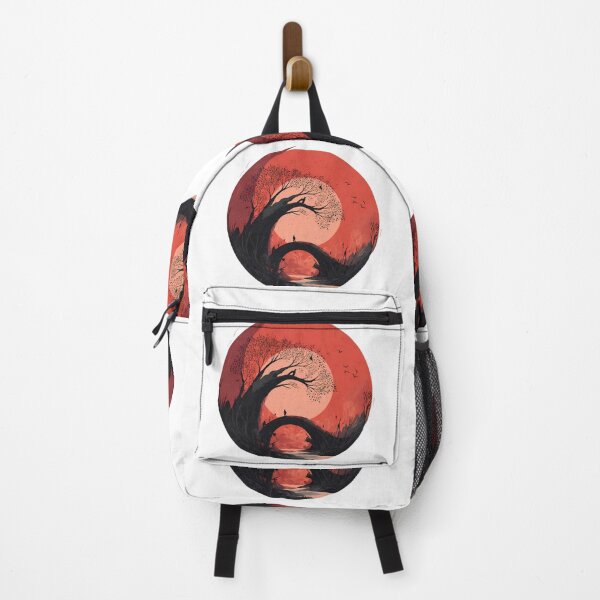 Item preview, Landscape Whimsical Illustrations Blending Nature Humanity Imagination Design designed and sold by ART ATTACK ZONE.