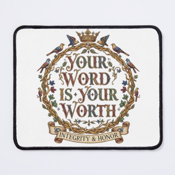 Item preview, YOUR WORD IS YOUR WORTH designed and sold by likbatonboot.