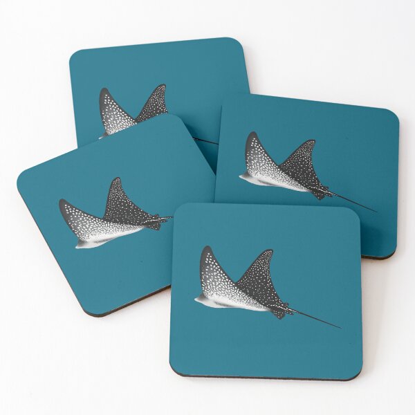 Item preview, Spotted Eagle Ray - Teal designed and sold by WestCoastWoods.